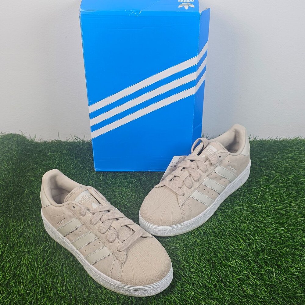 adidas SUPERSTAR XLG W - Wonder Beige/White - Women's Size 6.5 - IE2989
